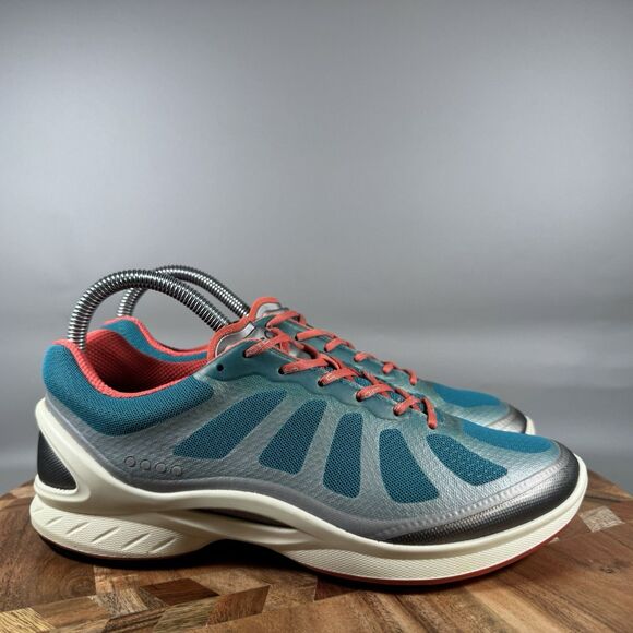 Ecco Biom Fjuel Racer Womens EU 38 US 7 Blue Running Shoes - Picture 1 of 8